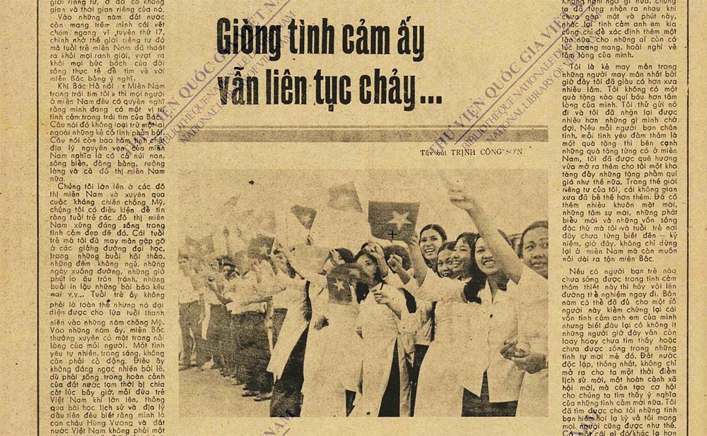Bài viết của Trịnh Công Sơn trên báo Tuổi Trẻ 40 năm trước: Giòng tình cảm ấy vẫn liên tục chảy…