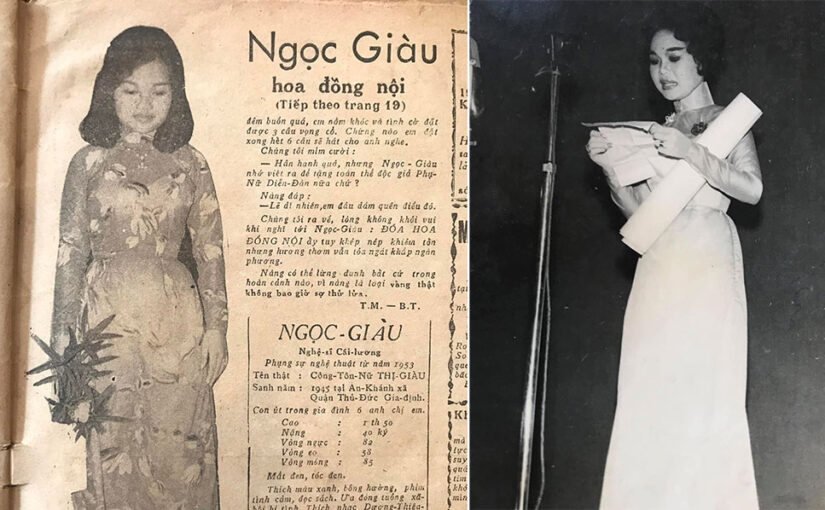 Cuộc đời và sự nghiệp của nghệ sĩ Ngọc Giàu qua bài báo xưa 60 năm trước